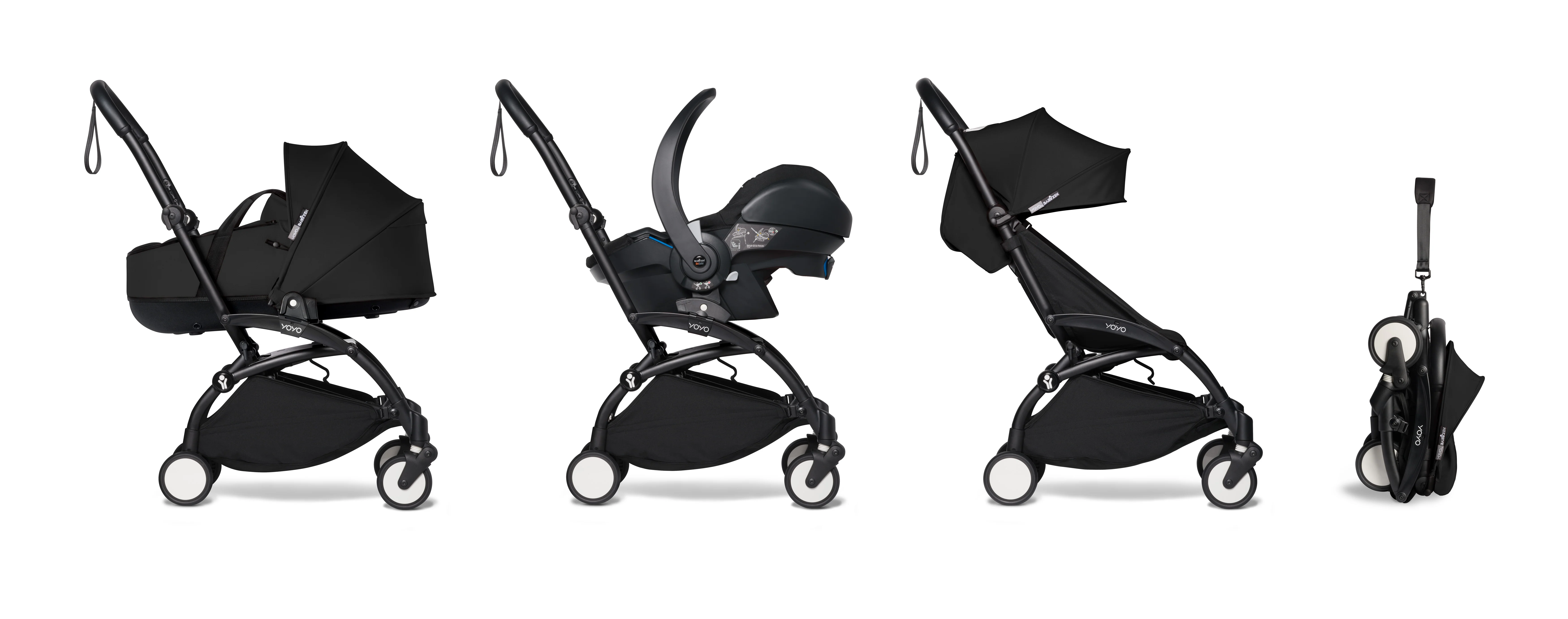 BABYZEN YOYO² Kinderwagen Buggy Black (Rahmen inkl. 6+ Textilset) - Image 4