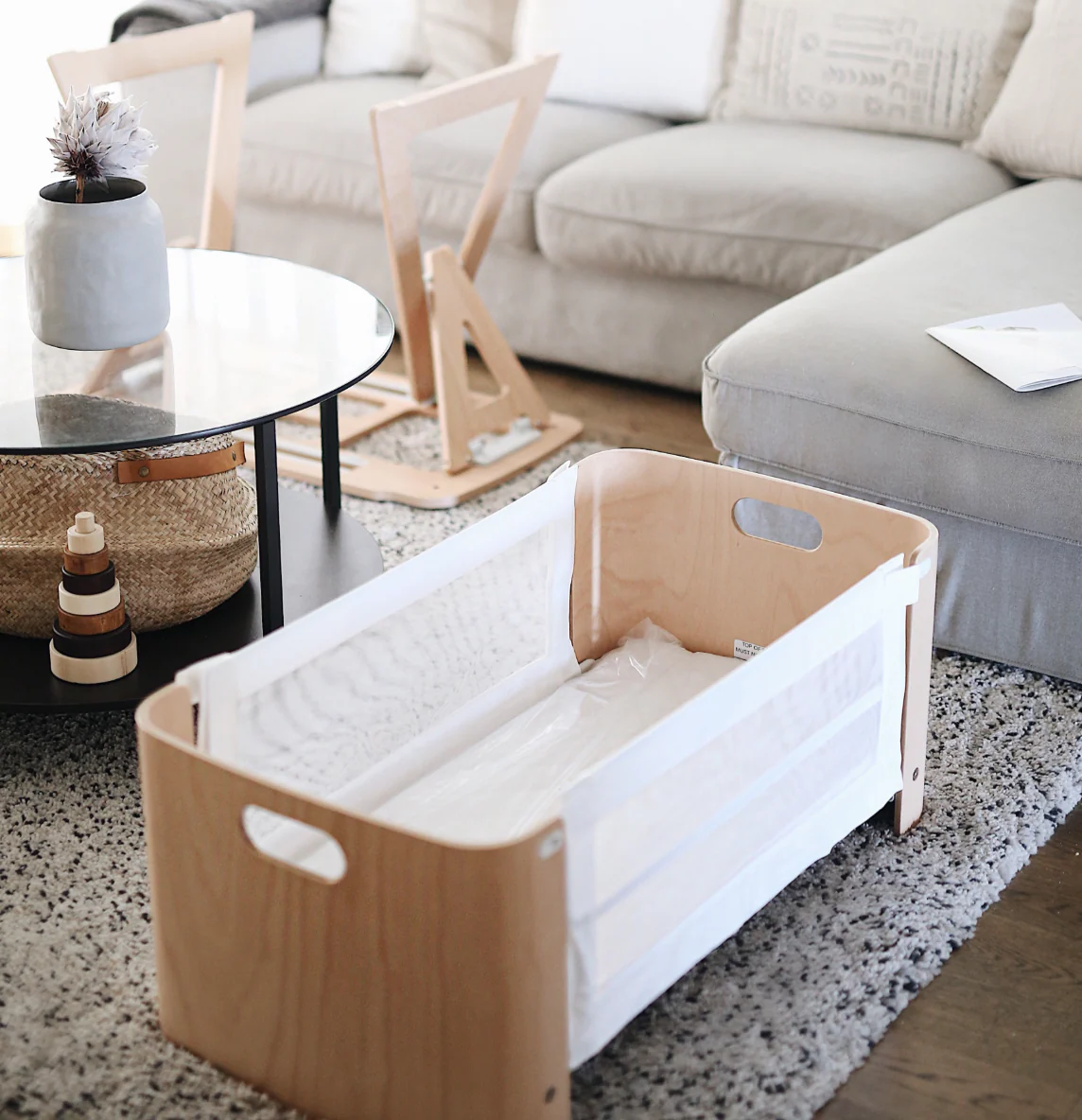 BEDNEST Co-Sleeper 4in1 - Krippe, Beistellbett, Moses-Korb, Reisebett - Image 10