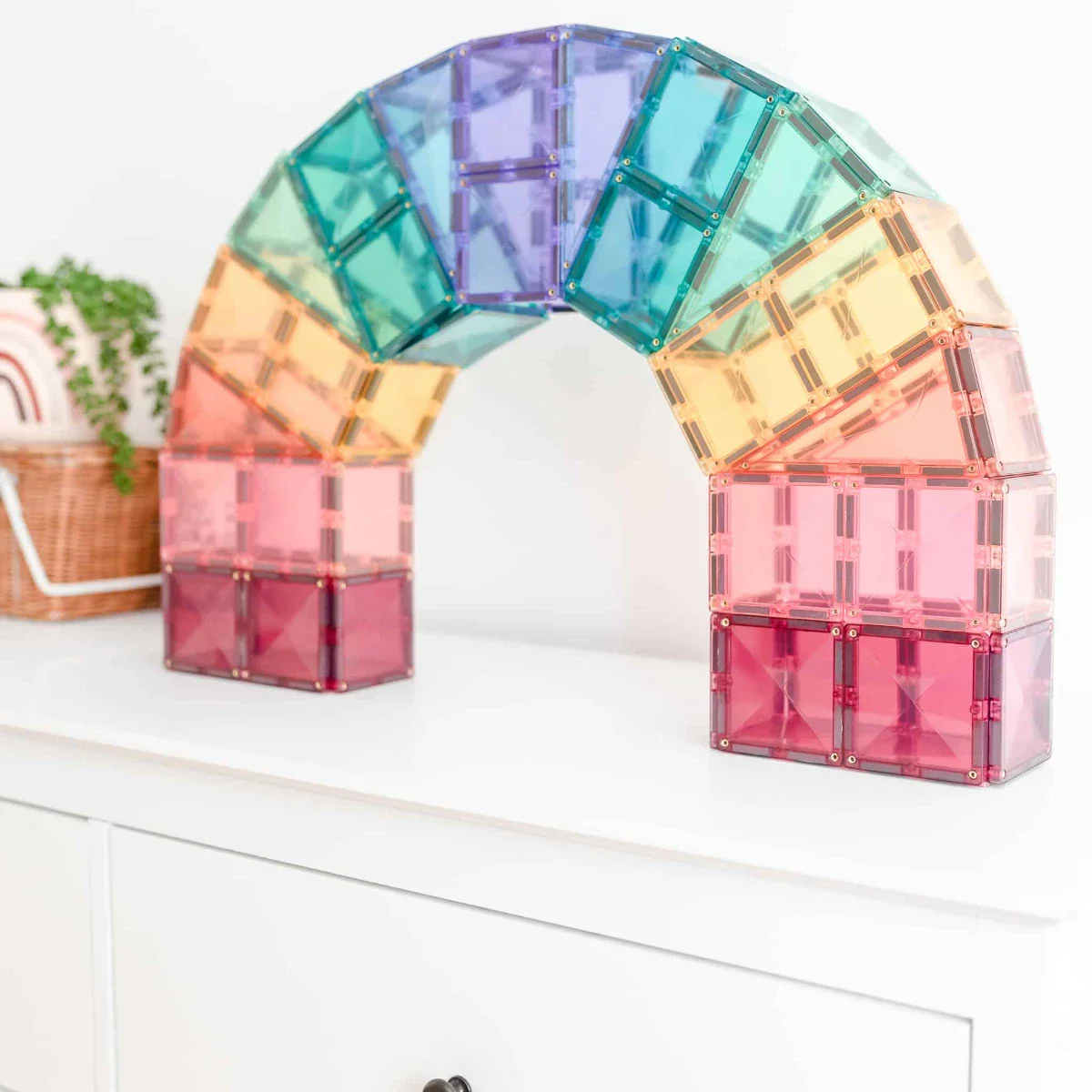 CONNETIX Magnetbausteine Pastel Mega Pack - 202 Teile - Image 3
