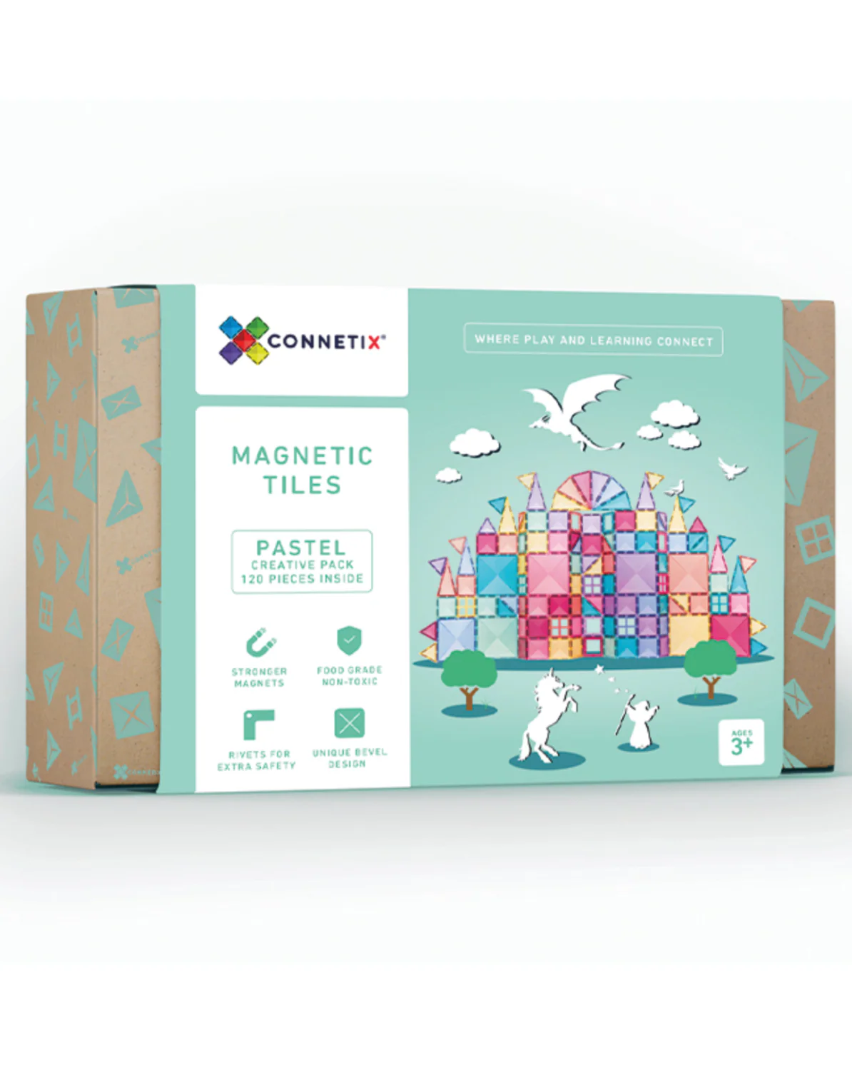 Connetix Magnetbausteine Pastel Creative Pack - 118 Teile