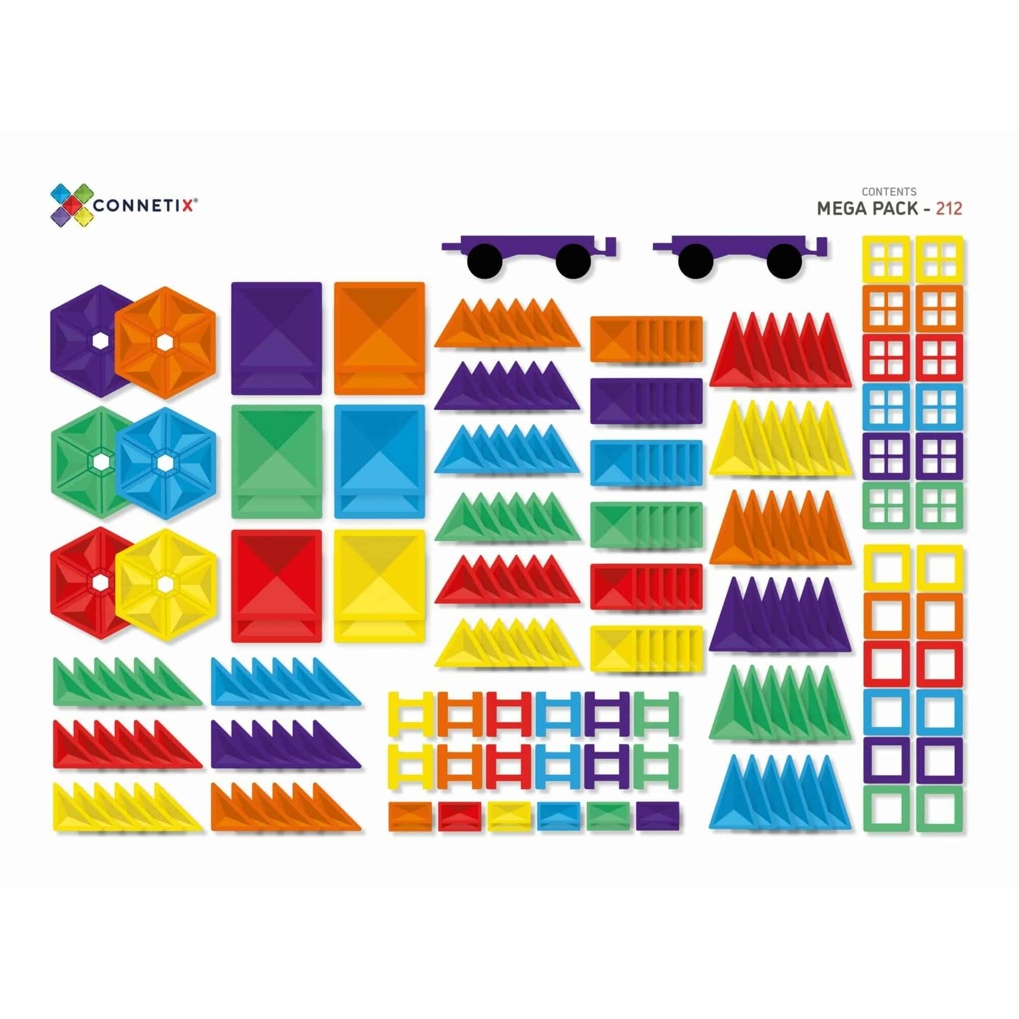CONNETIX Magnetbausteine Rainbow Mega Pack - 212 Teile - Image 9