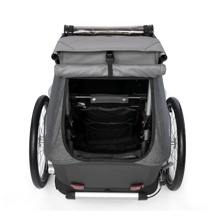 CROOZER Fahrradanhänger KEEKE 1 Sitzer inkl. Jogger-Set - Image 6