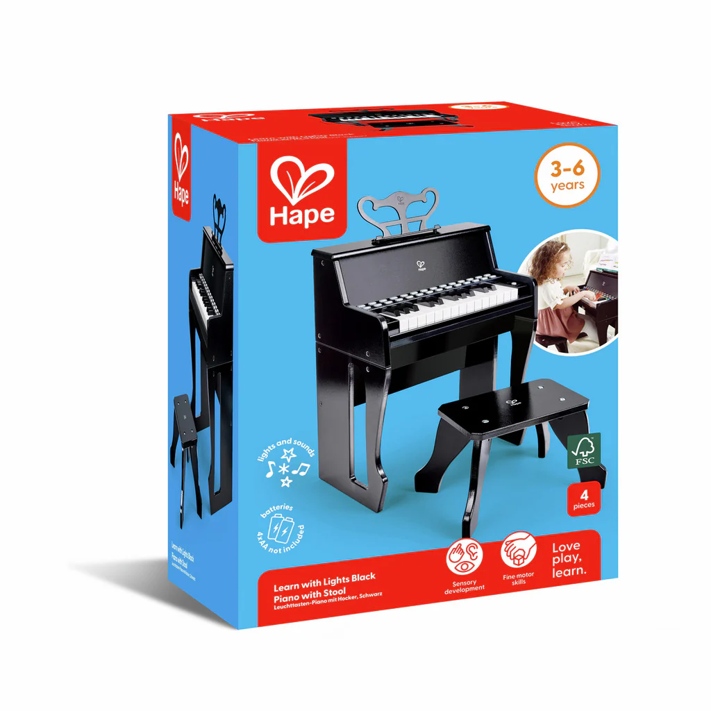 HAPE Leuchttasten-Piano mit Hocker - Image 4
