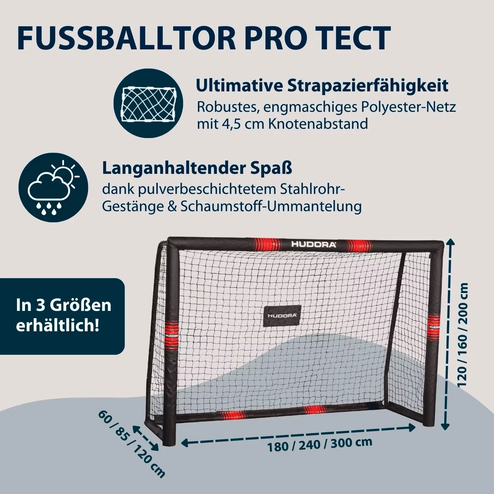 HUDORA Fußballtor Pro Tect 180 - Image 3