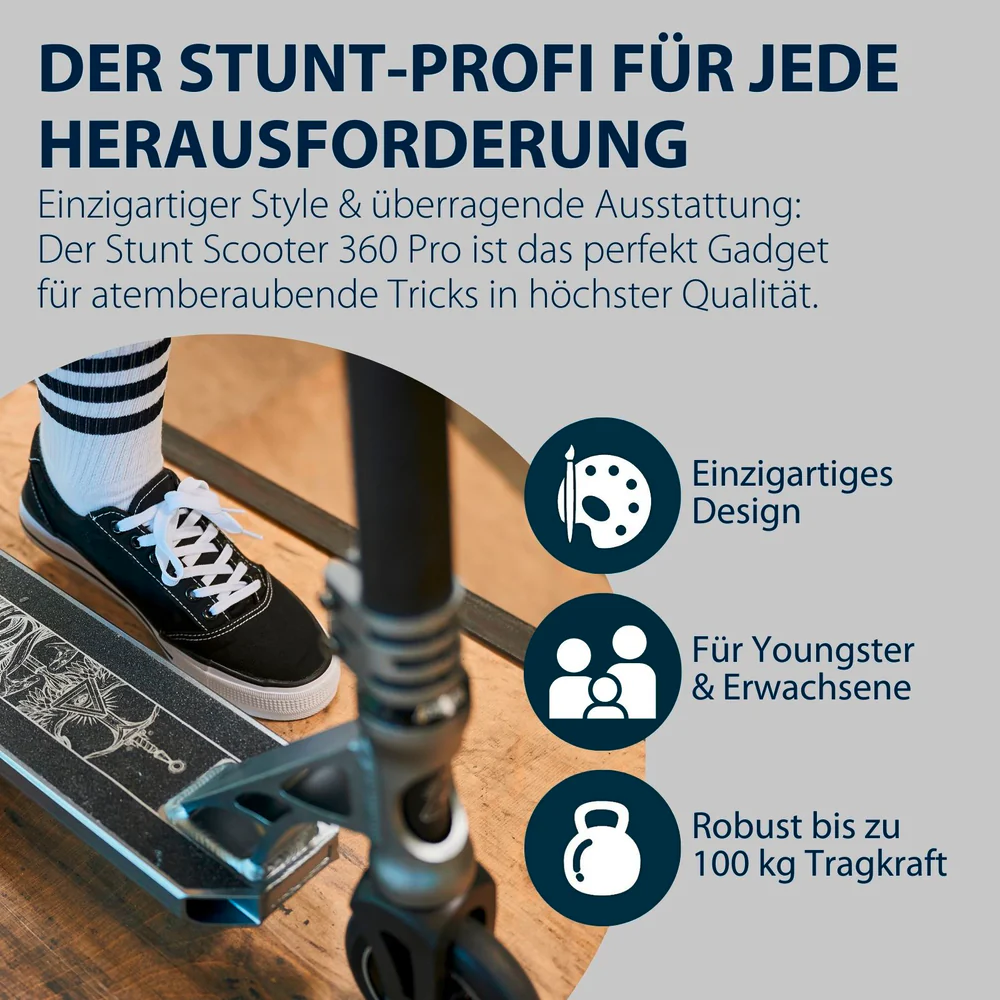 HUDORA Stunt Scooter 360 Pro - Image 6