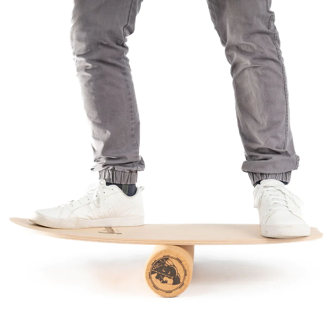 INDIANA Balance Board Buche inkl. Korkrolle - Image 4