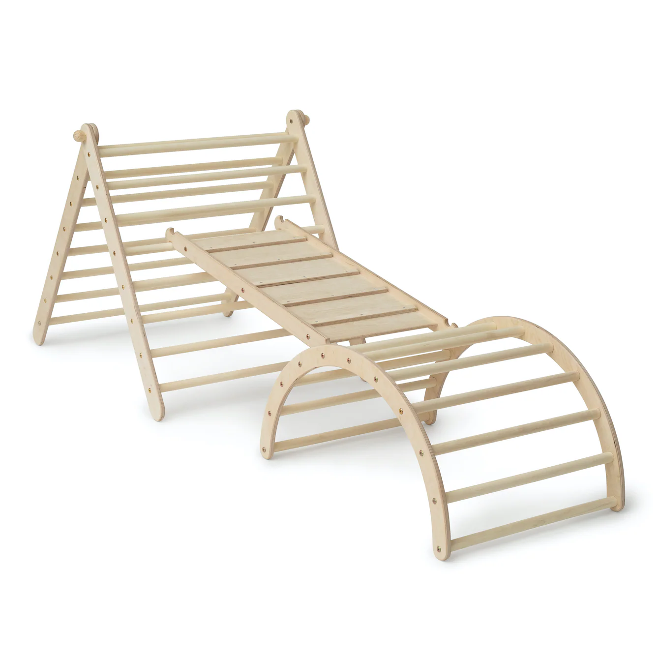 KLETTERLING Pandaling Set aus Kletterdreieck mit Rutsche und Kletterbogen - Image 10