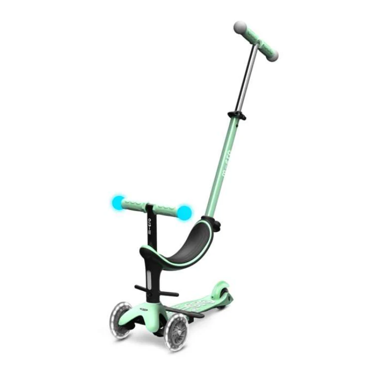 MICRO mini2grow deluxe magic LED mitwachsendes Kickboard Roller - Image 9