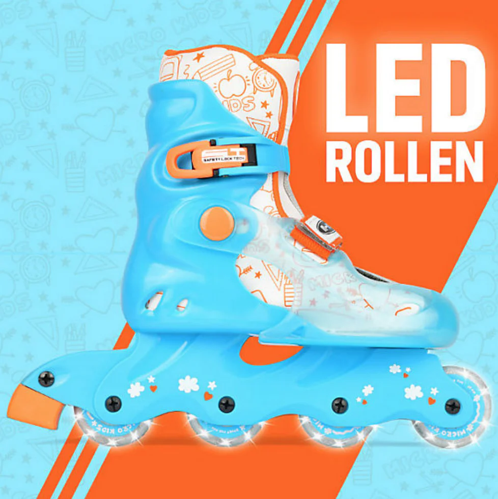 MICRO mitwachsende Inline Skates Kids Future blau - Image 3