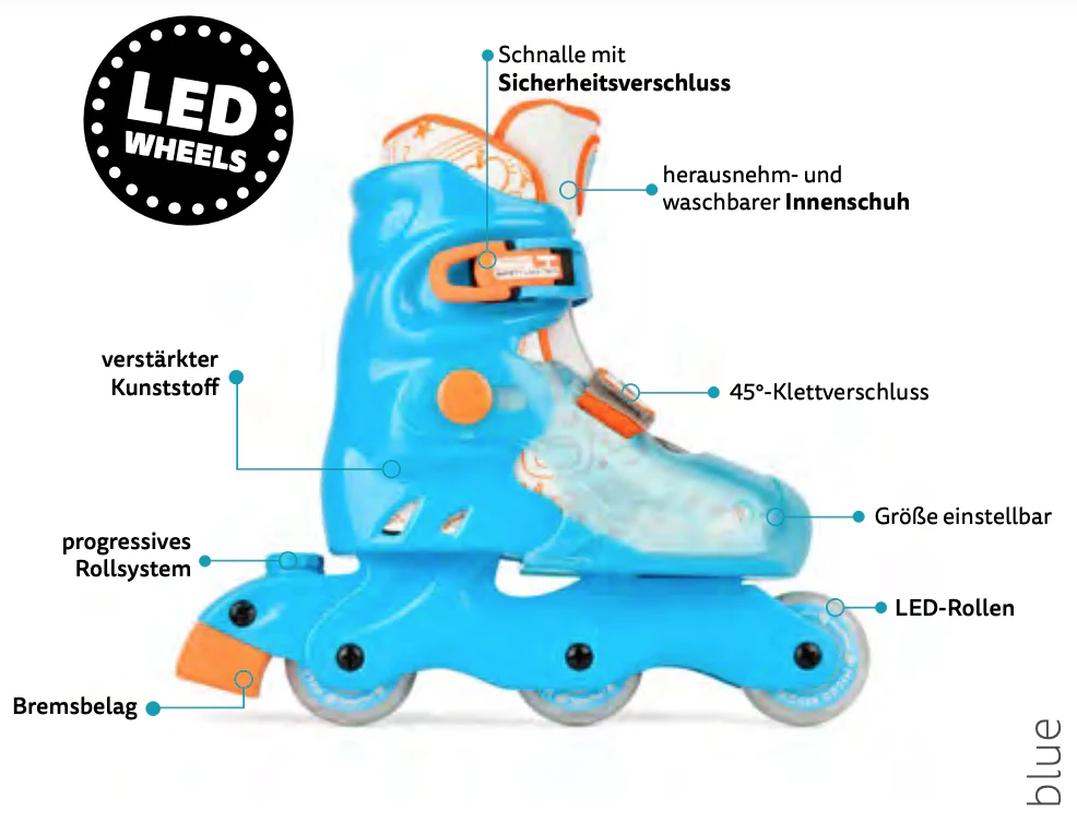 MICRO mitwachsende Inline Skates Kids Future plum - Image 3