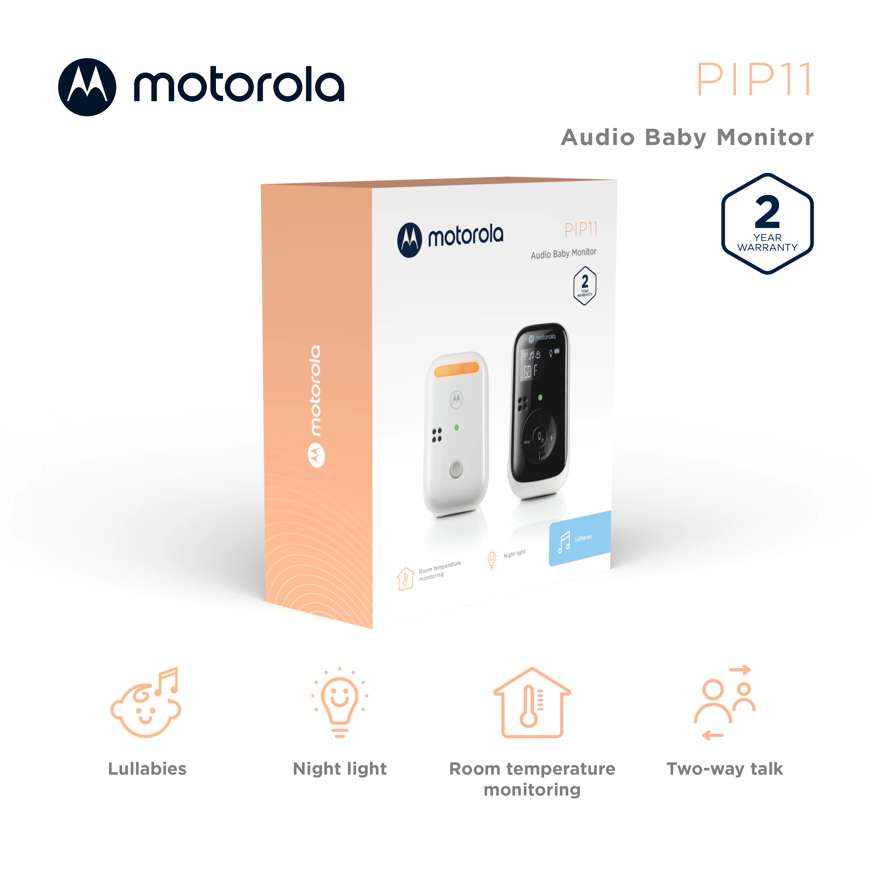 MOTOROLA Audio Baby Monitor PIP11 - Image 6