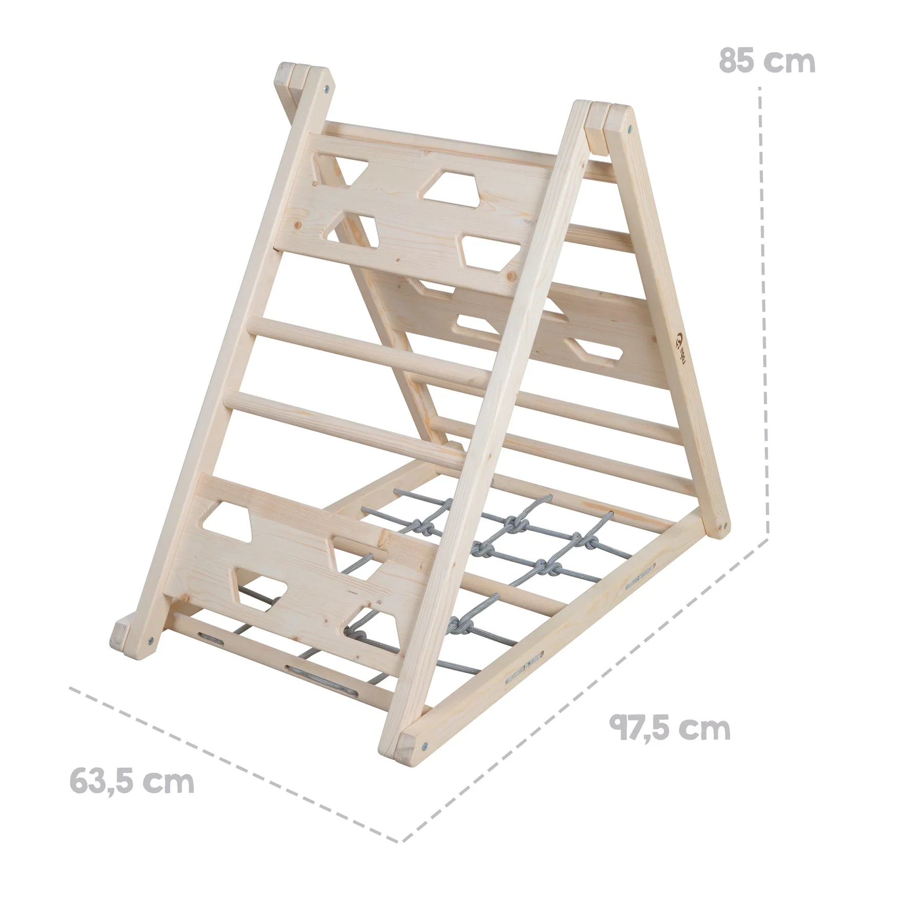 ROBA Kletterdreieck aus Holz - 3-Seiten-Funktion - Image 3