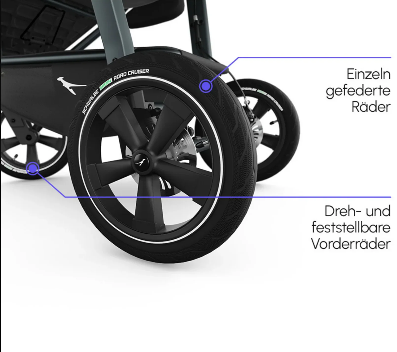 TFK Mono 4 Kinderwagen mit Luft-Rad und Kombi-Einheit - Image 9