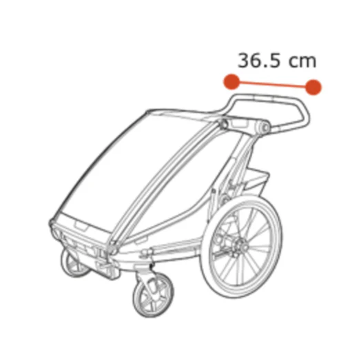 THULE Fahrradanhänger CHARIOT CROSS Einsitzer - Image 4