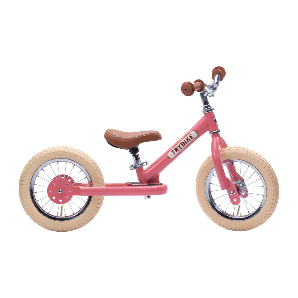 TRYBIKE Vintage Laufrad Pink - Image 2